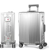 Amazon.com | UrbanExplorer All Aluminum Carry On Luggage 22x14x9